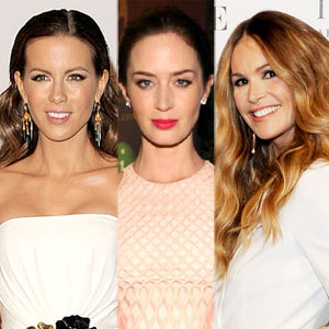 Elle MacPherson, Emily Blunt, Kate Beckinsale Elle MacPherson, Emily Blunt, Kate Beckinsale